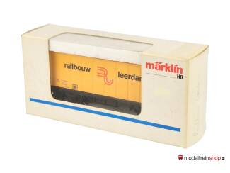 Marklin H0 4481 Container wagen Railbouw Leerdam - Modeltreinshop