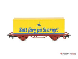 Marklin H0 4483 containerwagen "Sätt färg pa Sverige! BT 30 van de SJ - Modeltreinshop