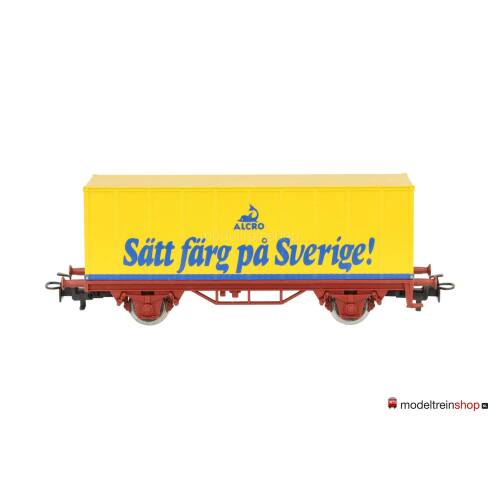 Marklin H0 4483 containerwagen "Sätt färg pa Sverige! BT 30 van de SJ - Modeltreinshop