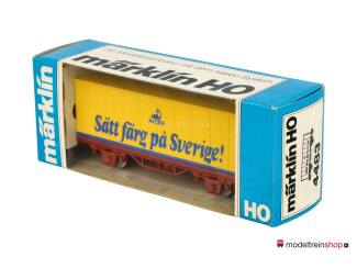 Marklin H0 4483 containerwagen "Sätt färg pa Sverige! BT 30 van de SJ - Modeltreinshop