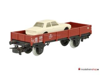 Marklin H0 4504 Lageboordwagen Klms 440 van de DB beladen met auto Ford Taunus 17 M - Modeltreinshop
