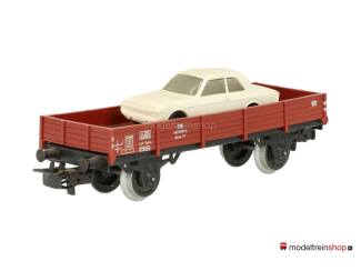 Marklin H0 4504 Lageboordwagen Klms 440 van de DB beladen met auto Ford Taunus 17 M - Modeltreinshop