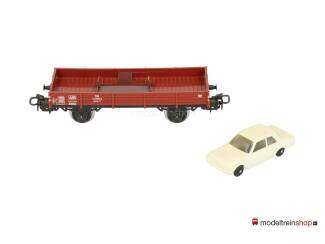 Marklin H0 4504 Lageboordwagen Klms 440 van de DB beladen met auto Ford Taunus 17 M - Modeltreinshop