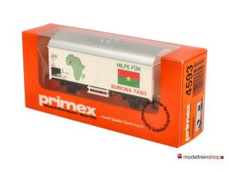 Marklin Primex H0 4593 V1 Goederenwagen Hilfe Für Burkina Faso - Modeltreinshop