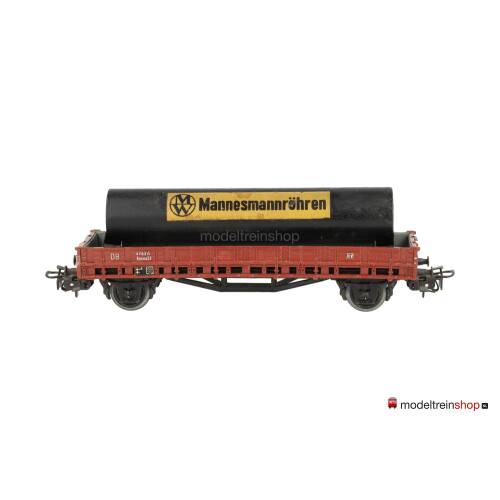 Marklin H0 4616 V02 Lageboordwagen Rmms 33 DB Mannesmannrohren - Modeltreinshop