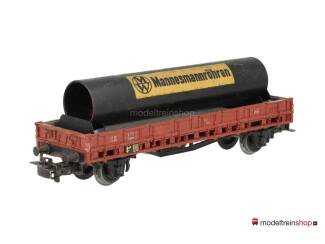 Marklin H0 4616 V02 Lageboordwagen Rmms 33 DB Mannesmannrohren - Modeltreinshop