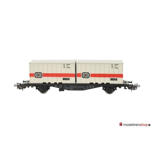 Marklin H0 4664 V01 Container wagen Typ Berlin / Lgjs 598 van de DB - Modeltreinshop