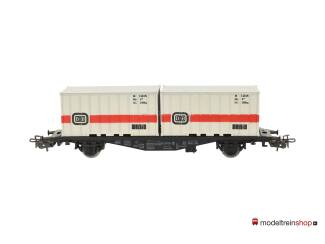 Marklin H0 4664 V01 Container wagen Typ Berlin / Lgjs 598 van de DB - Modeltreinshop