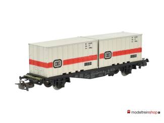 Marklin H0 4664 V01 Container wagen Typ Berlin / Lgjs 598 van de DB - Modeltreinshop