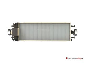 Marklin H0 48404 Lagenboord wagen beladen met een blauwe slee, de kerstman en twee rendieren. - Modeltreinshop