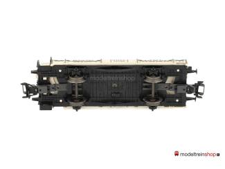 Marklin H0 48404 Lagenboord wagen beladen met een blauwe slee, de kerstman en twee rendieren. - Modeltreinshop