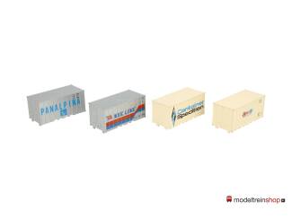 Marklin H0 7291 container set (4 stuks) - Modeltreinshop