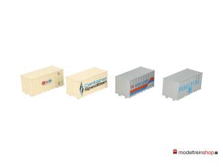 Marklin H0 7291 container set (4 stuks) - Modeltreinshop