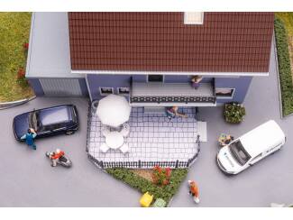 Faller HO 191837 Tweegezinswoning - Modeltreinshop