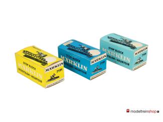 Marklin M Rail H0 7191 V1 Stootblok met verlichte afsluitlantaarn met ovp - Modeltreinshop