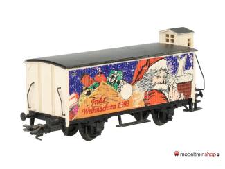 Marklin H0 31968 Gesloten goederenwagen met remhuisje Frohe Weihnachten 1993 Kerstwagen - Modeltreinshop