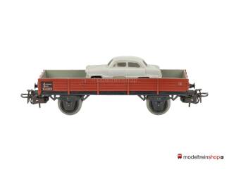 Marklin H0 4504 V02 Lageboordwagen X 05 van de DB beladen met auto Ford Taunus 12 M - Modeltreinshop