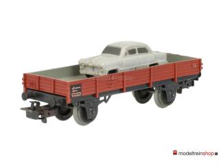 Marklin H0 4504 V02 Lageboordwagen X 05 van de DB beladen met auto Ford Taunus 12 M - Modeltreinshop