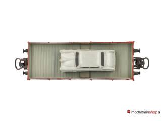 Marklin H0 4504 V02 Lageboordwagen X 05 van de DB beladen met auto Ford Taunus 12 M - Modeltreinshop