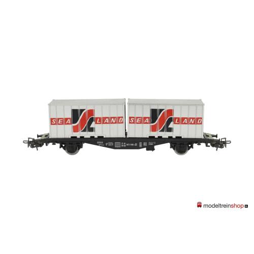 Marklin H0 4668 V01 Container wagen Sea Land Typ Berlin van de DB - Modeltreinshop