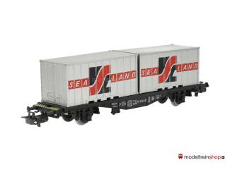 Marklin H0 4668 V01 Container wagen Sea Land Typ Berlin van de DB - Modeltreinshop
