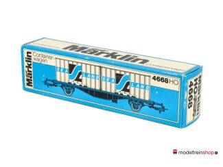 Marklin H0 4668 V01 Container wagen Sea Land Typ Berlin van de DB - Modeltreinshop