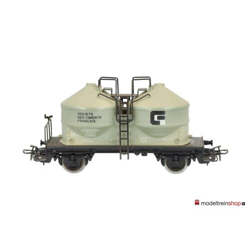 Marklin H0 4763 Silo Wagen SOCIETE DES CIMENTS FRANCAIS Uc van de SNCF - Modeltreinshop