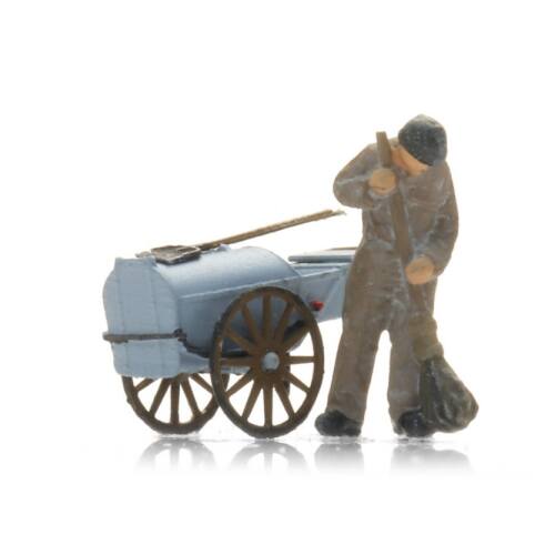 Artitec N 5160045 Straatveger met karretje - Modeltreinshop