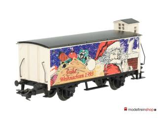 Marklin H0 31968 Gesloten goederenwagen met remhuisje Frohe Weihnachten 1993 Kerstwagen - Modeltreinshop