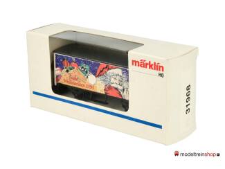 Marklin H0 31968 Gesloten goederenwagen met remhuisje Frohe Weihnachten 1993 Kerstwagen - Modeltreinshop