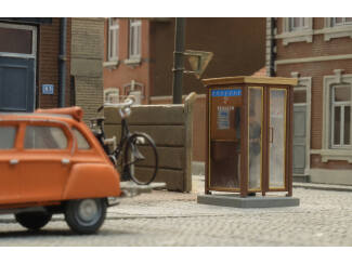 Artitec H0 387.652 Belgische Telefooncel met figuur - Modeltreinshop