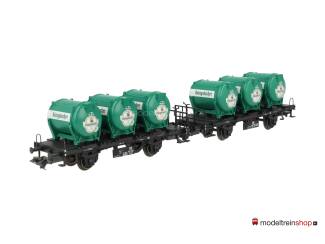Marklin H0 48944 Containerdraagwagen BTr 10 / BT 10 van de DB Königsbacher - Modeltreinshop