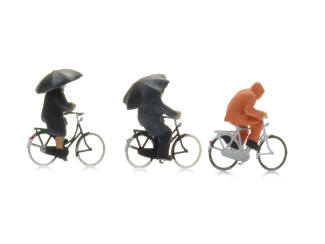 Artitec N 5160037 Fietsers in de regen - Modeltreinshop