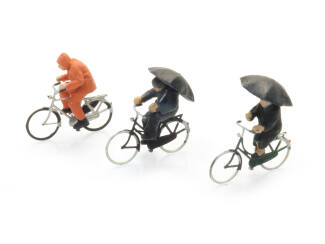 Artitec N 5160037 Fietsers in de regen - Modeltreinshop