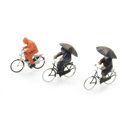 Artitec N 5160037 Fietsers in de regen - Modeltreinshop