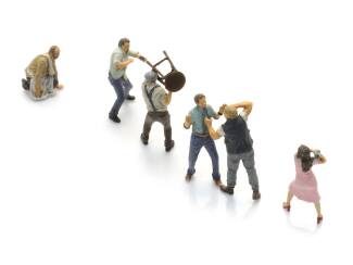 Artitec H0 5870154 Kroeggevecht 6 personen - Modeltreinshop