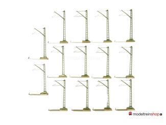 Marklin M rail H0 7009 V3 Aansluit Bovenleiding mast 10 stuks - Modeltreinshop