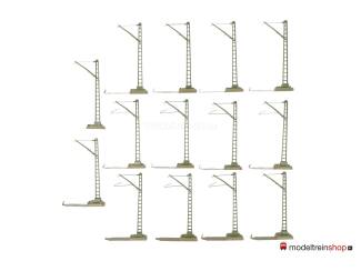 Marklin M rail H0 7009 V3 Aansluit Bovenleiding mast 10 stuks - Modeltreinshop