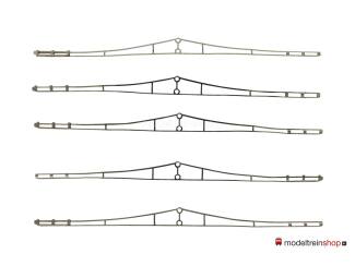 Marklin 7013 H0 Rijdraad insteek 240mm - 5 stuks - Bovenleiding - Modeltreinshop