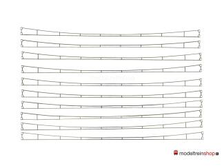 Marklin H0 7019 Rijdraad 360 mm - 10 stuks - Bovenleiding - Modeltreinshop