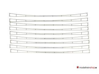 Marklin H0 7019 Rijdraad 360 mm - 9 stuks - Bovenleiding - Modeltreinshop
