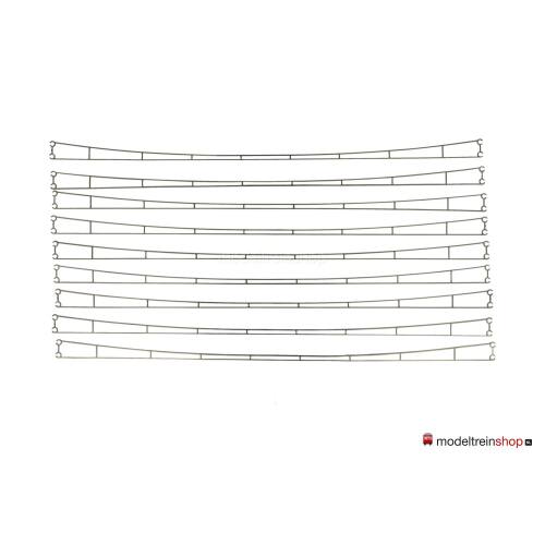 Marklin H0 7019 Rijdraad 360 mm - 9 stuks - Bovenleiding - Modeltreinshop