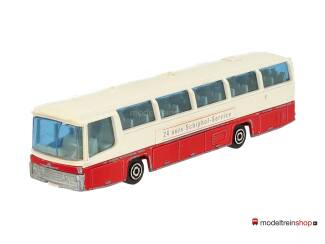Majorette H0 Bus - Touringcar - 24 uurs Schiphol Service - Modeltreinshop