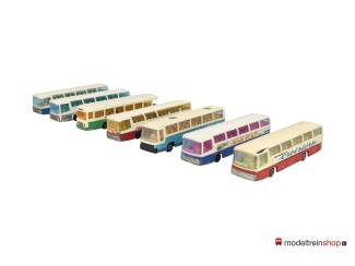 Efsi Holland/Marjorette H0 Bussen - Touringcars 7 stuks - Modeltreinshop