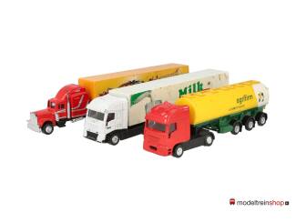 H0 vrachtwagens - 3 stuks - Modeltreinshop