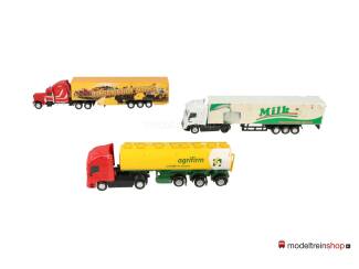 H0 vrachtwagens - 3 stuks - Modeltreinshop