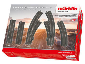 Marklin H0 C Rail 24903 C rail uitbreidingsset C3 - Modeltreinshop