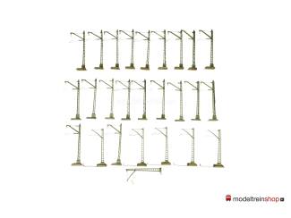 Marklin M rail H0 7009 Aansluit Bovenleiding mast partij - Modeltreinshop