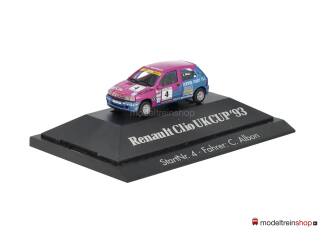 Herpa H0 035910 Renault Clio UKCup '93 StartNr. 4 - Fahrer C. Albon - Modeltreinshop