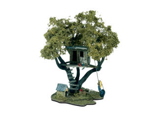 Woodland H0 M107 Tommy's boomhut - Mini-diorama - Modeltreinshop